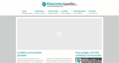 Desktop Screenshot of mamzelleslunettes.org